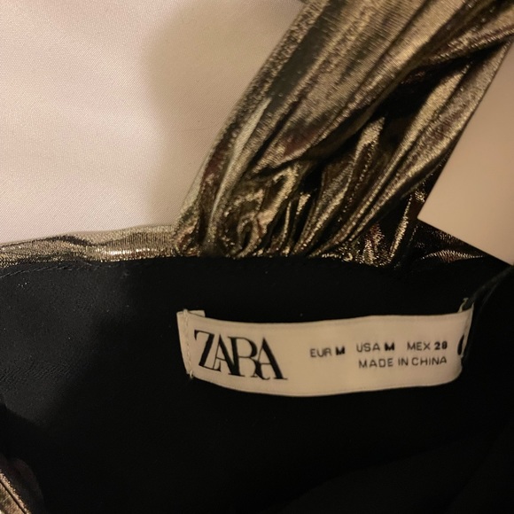 Zara asymmetrical metallic top - Picture 11 of 11